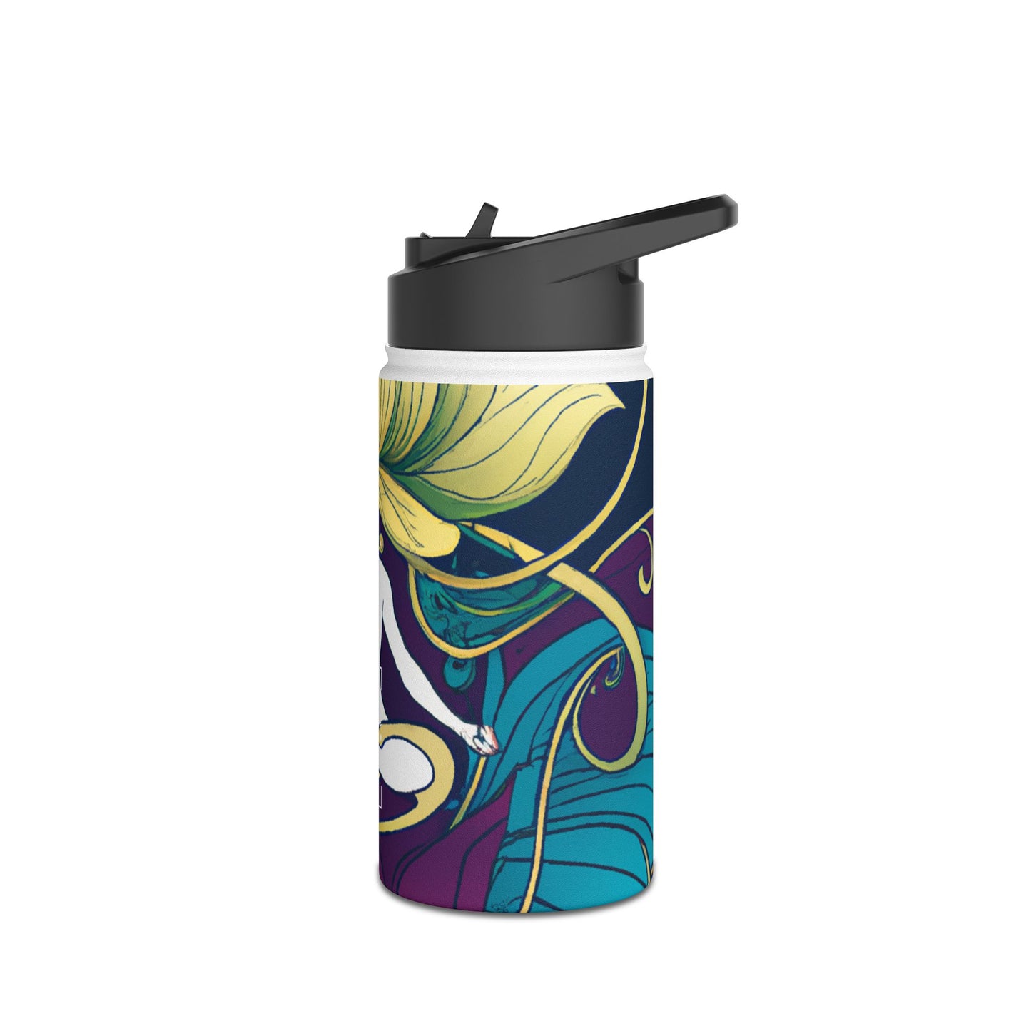 "Lotus Serenity Dance" - Water Bottle