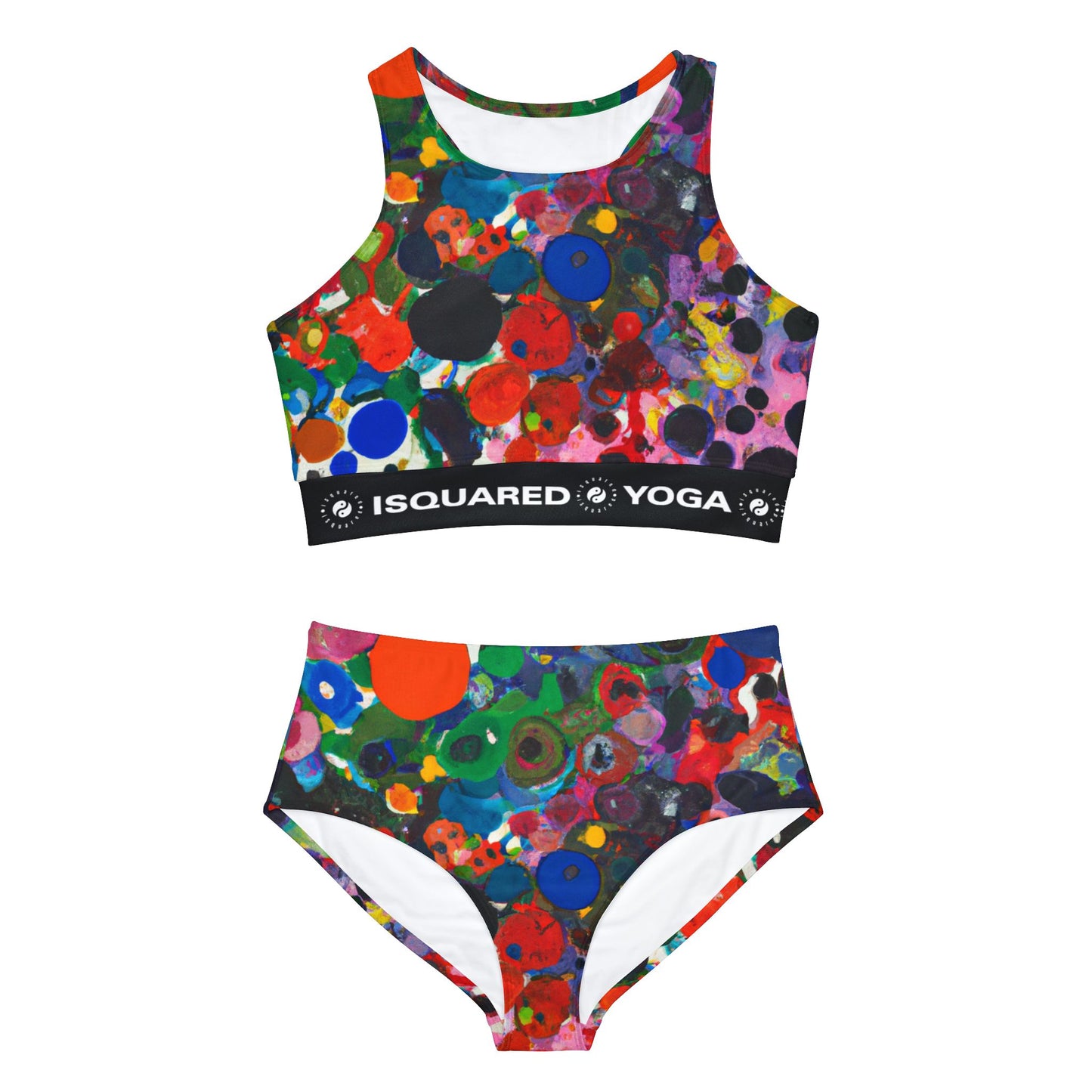 Ink drops meditation - Hot Yoga Bikini Set