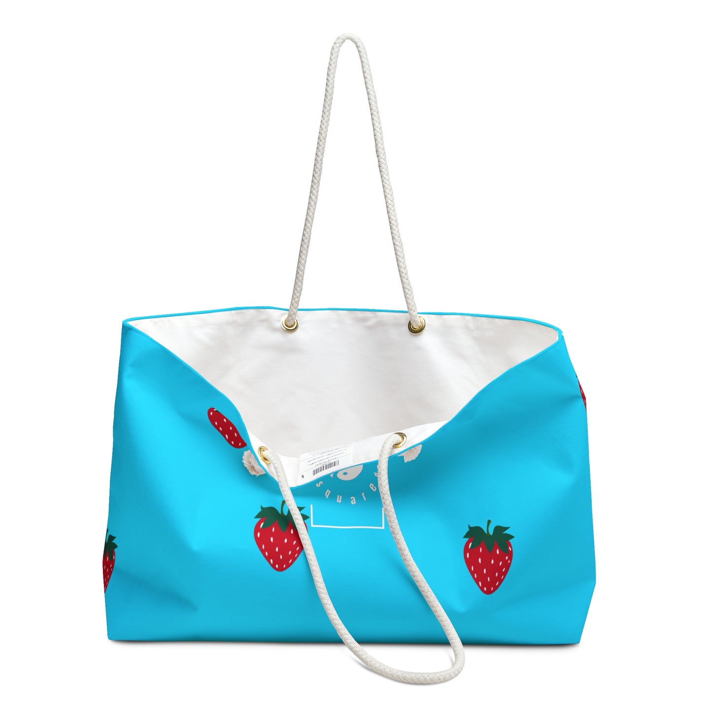 #22DEFF Light Blue + Strawberry - Casual Yoga Bag