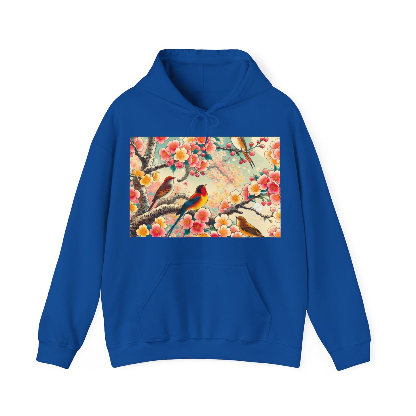 "Verdant Whispers: Sakura Chirping" - Hoodie