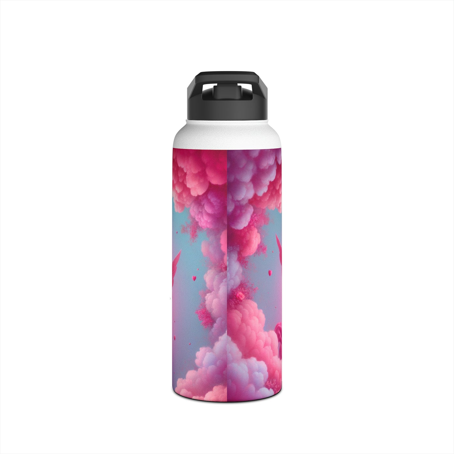 "Bold Blush: A Cupid's Love Affair" - Water Bottle