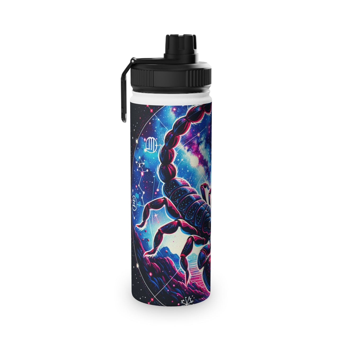 Crimson Scorpio - Sports Water Bottle