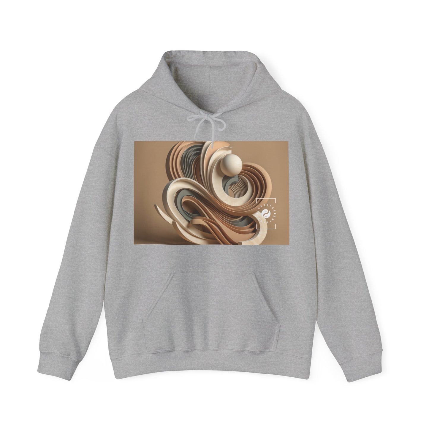 "Hepworth Hues: An Earth Tone Symphony" - Hoodie