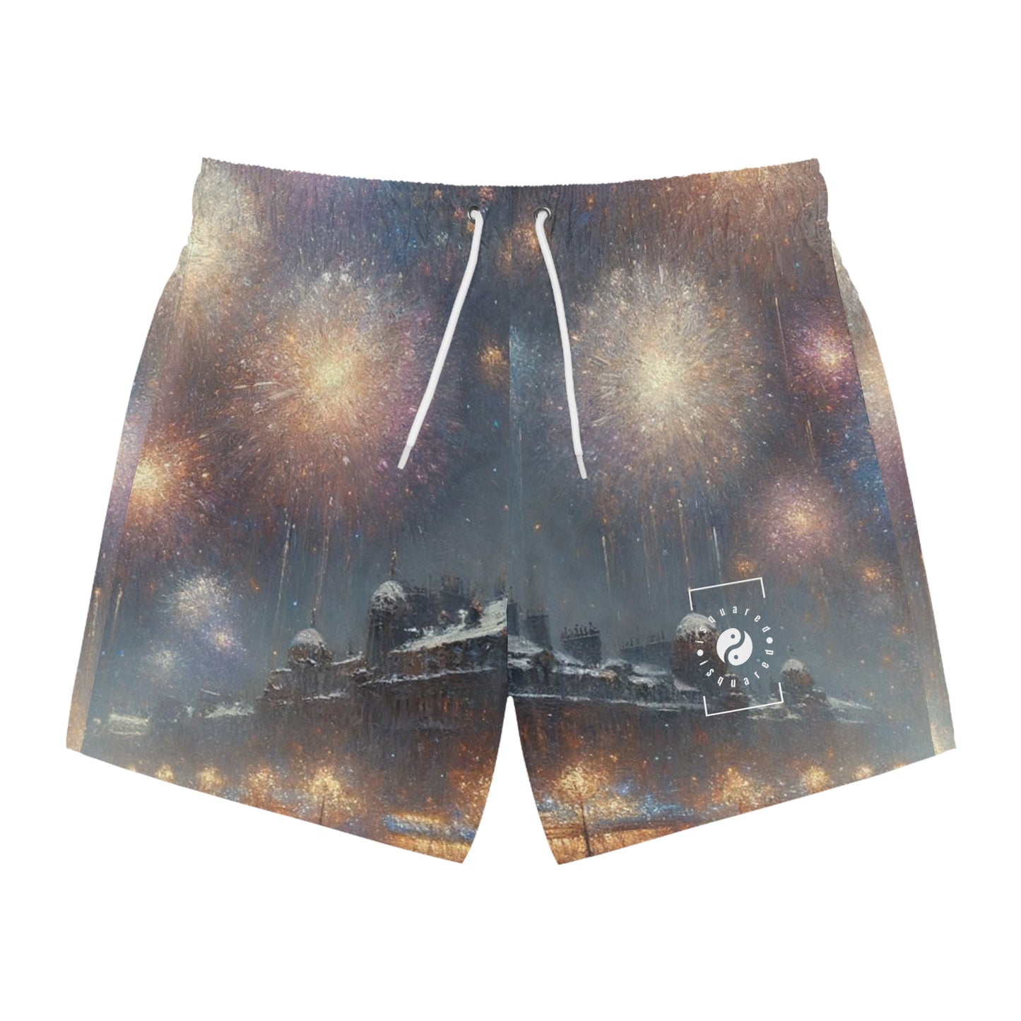 "Manet's Midnight Marvels" - Swim Trunks for Men