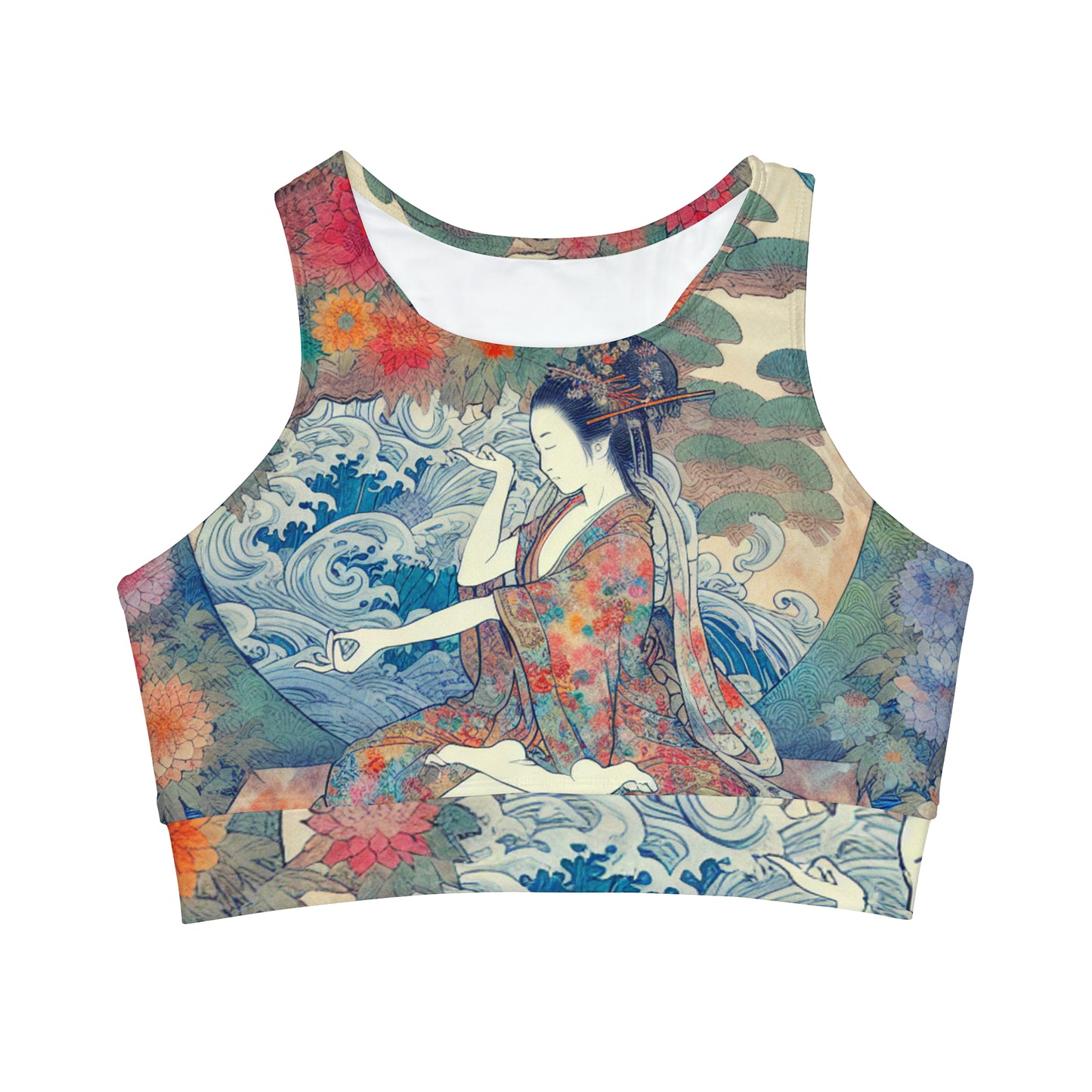 Zen no Kimochi - High Neck Crop Top