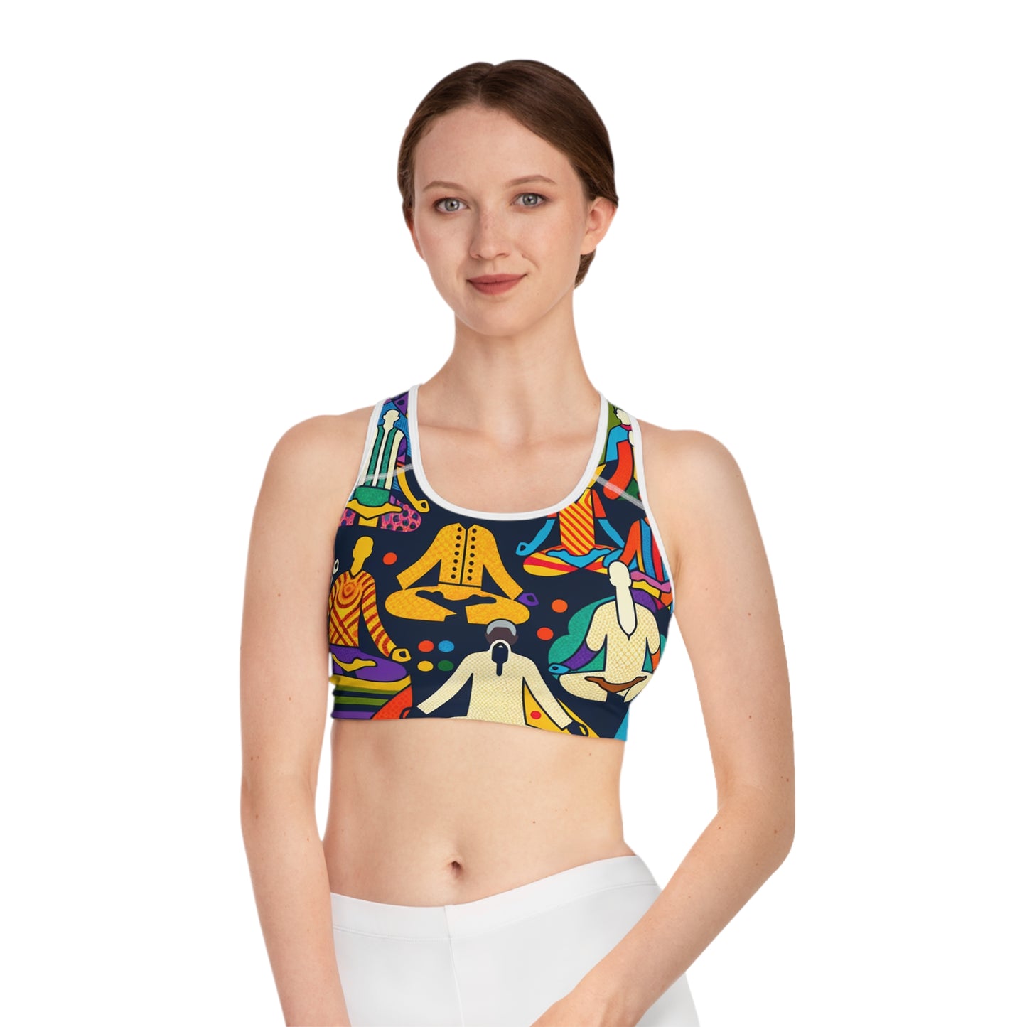 Vibrant Sadana : Prana in Nouvelle Réalité - Soutien-gorge de sport haute performance