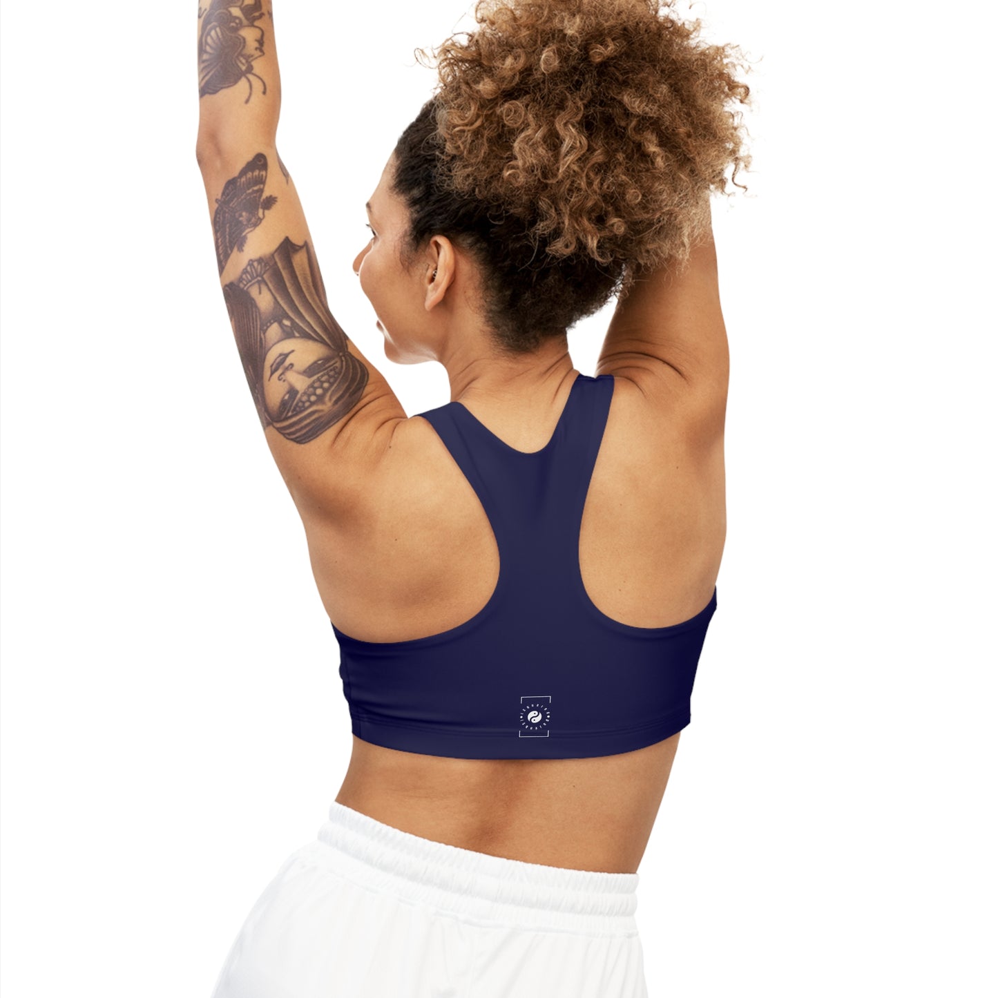 Bleu royal - Soutien-gorge de sport sans couture 