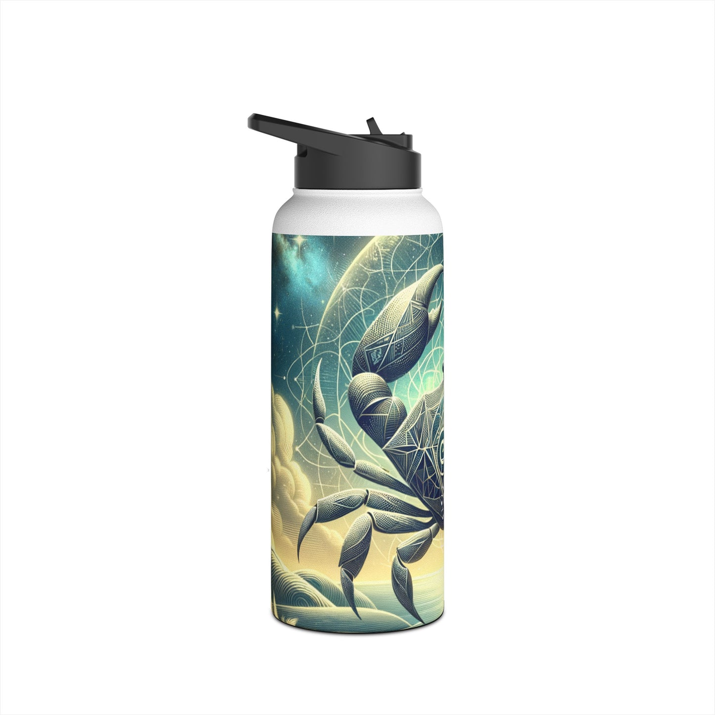 Crab Constellation Yoga - Water Bottle