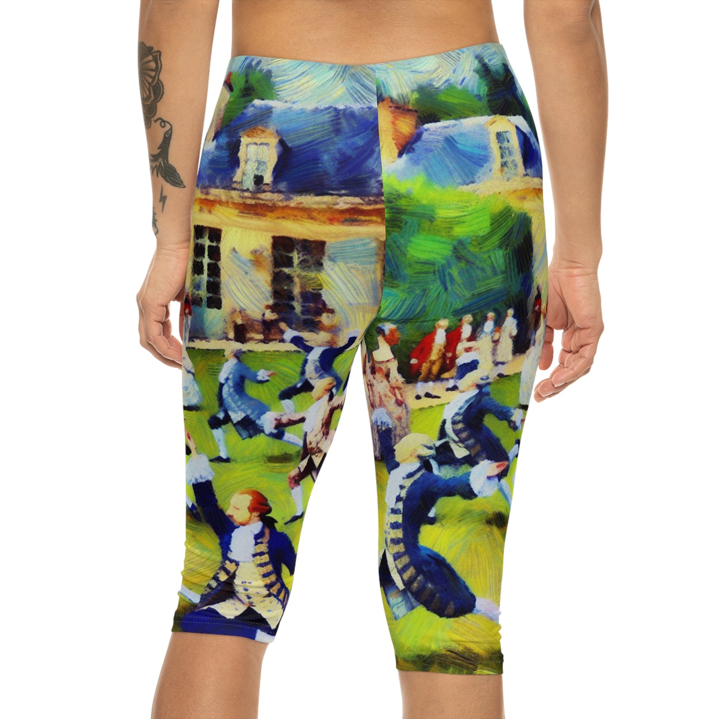 Versailles Vinyasa - Capri Shorts