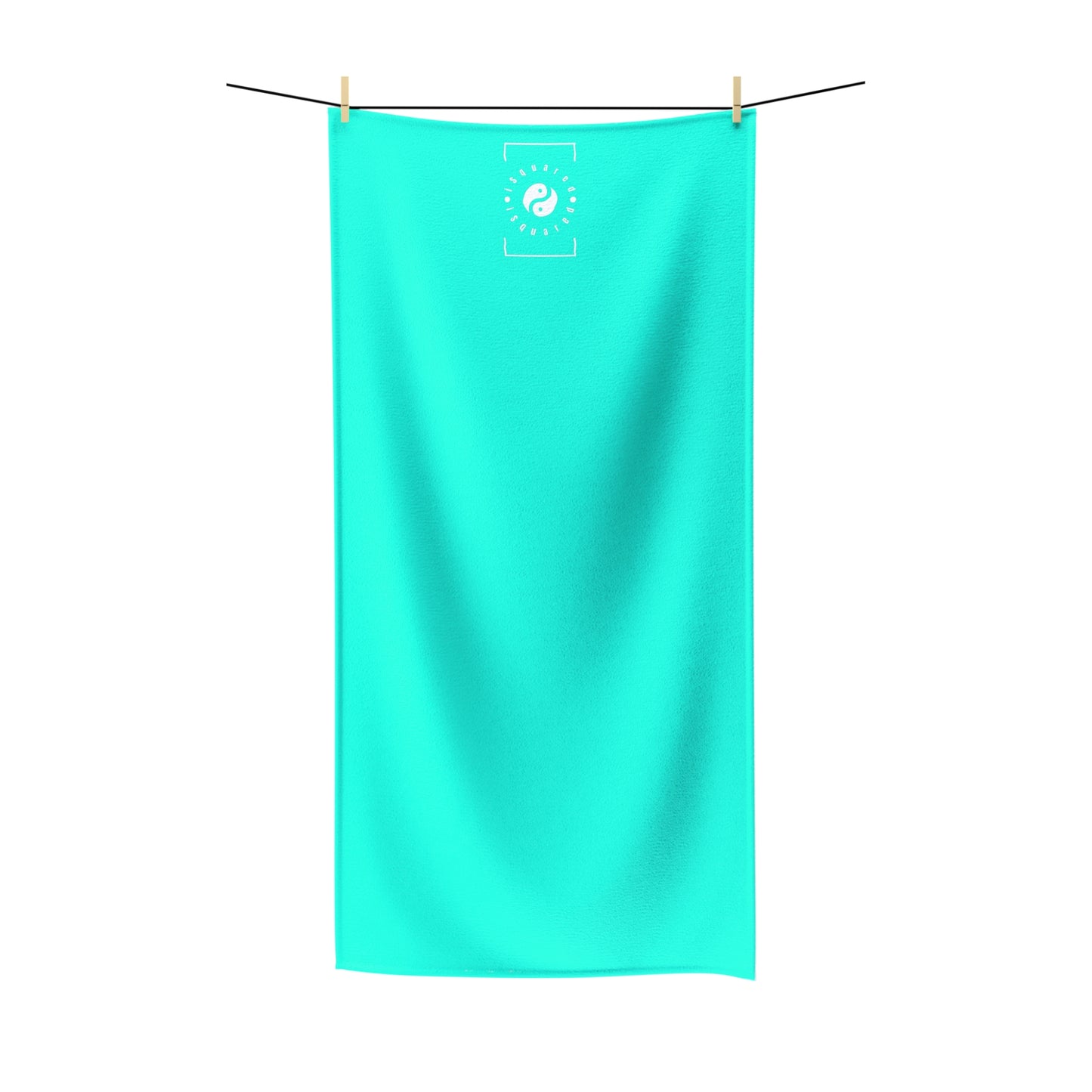 Neon Teal #11ffe3 - Serviette de yoga tout usage