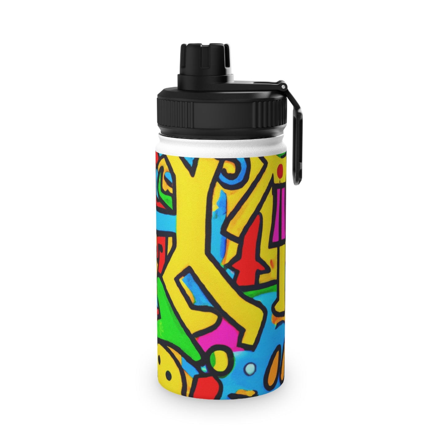 symbols of happiness - Sports Water Bottle