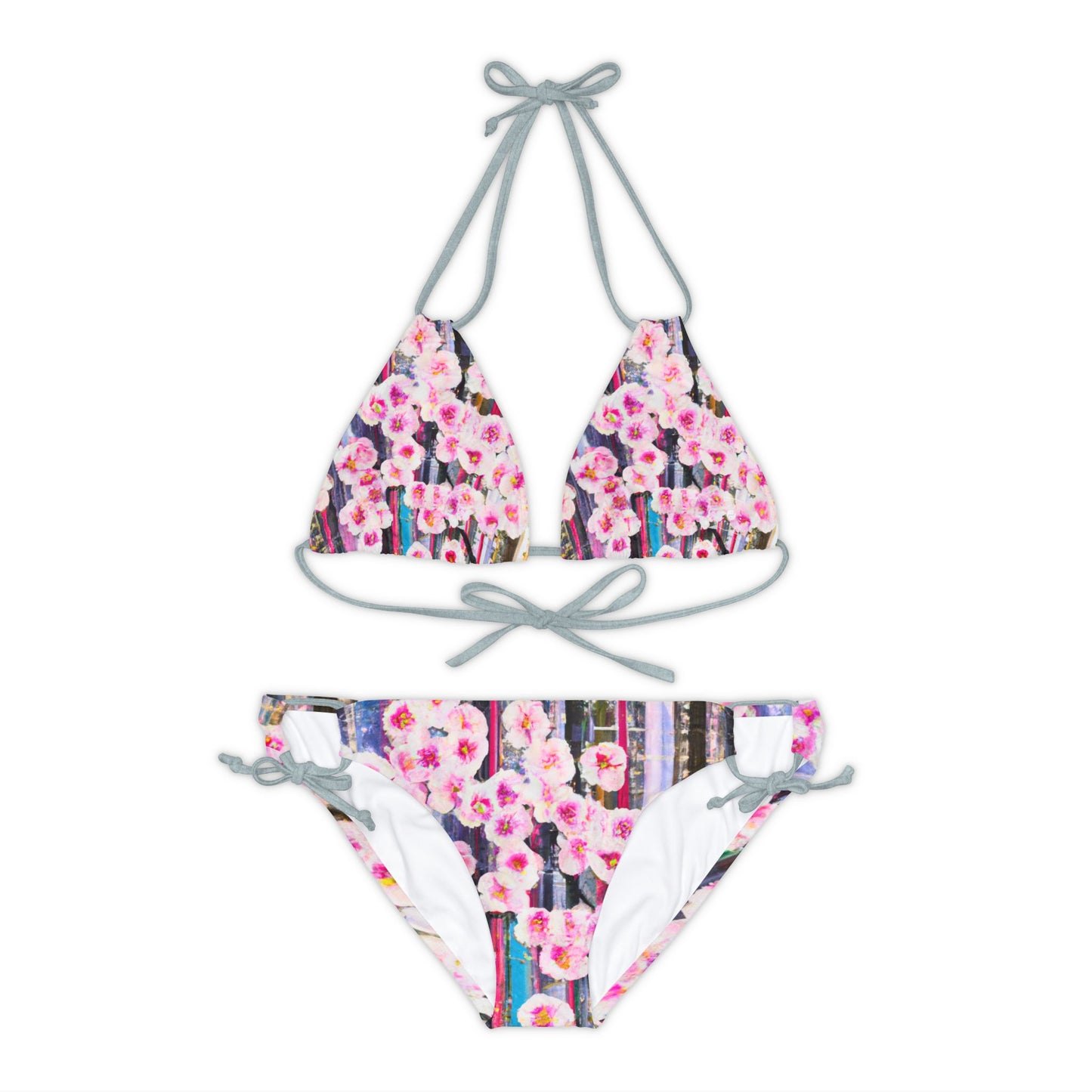 Abstract Bloom 05 - Ensemble bikini à lacets