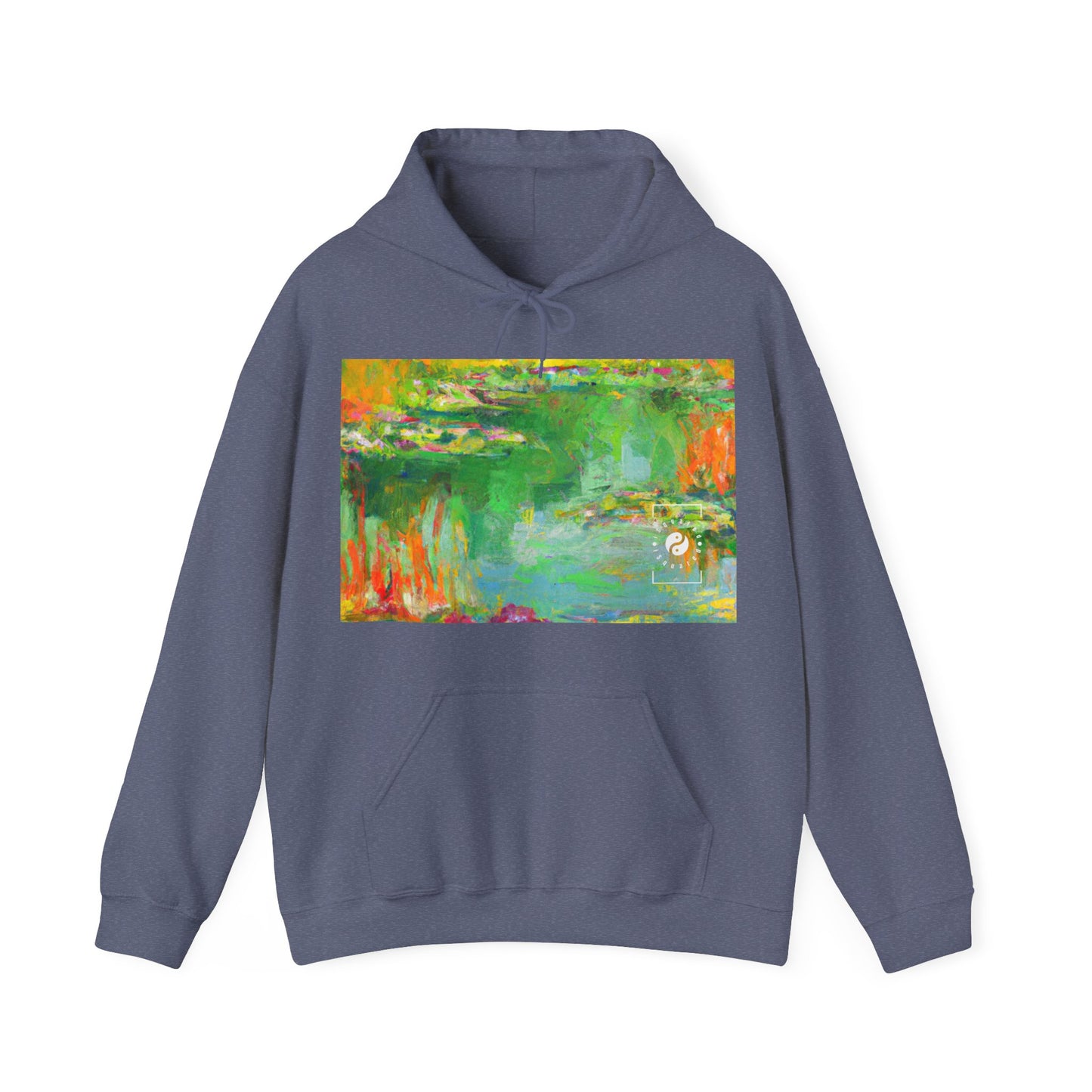 "Lily Aquarelle: Dusk Reflections" - Hoodie