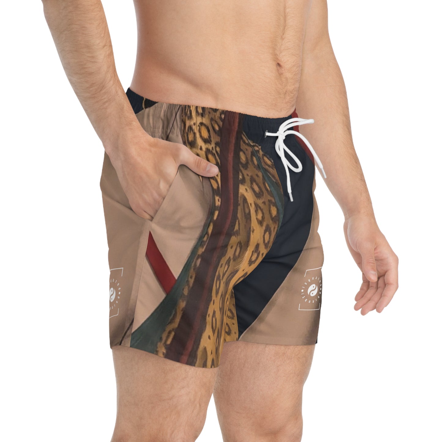 "La chaseresse - Felix Labisse" - Swim Trunks for Men