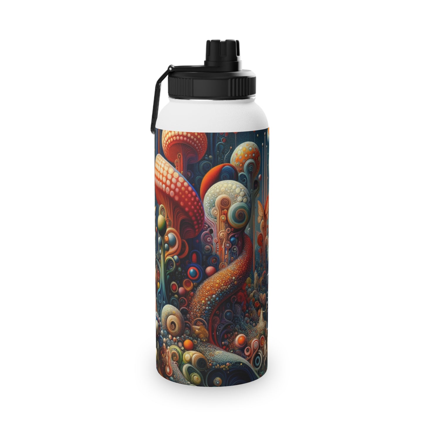 Kaleidoscopic Eden - Sports Water Bottle