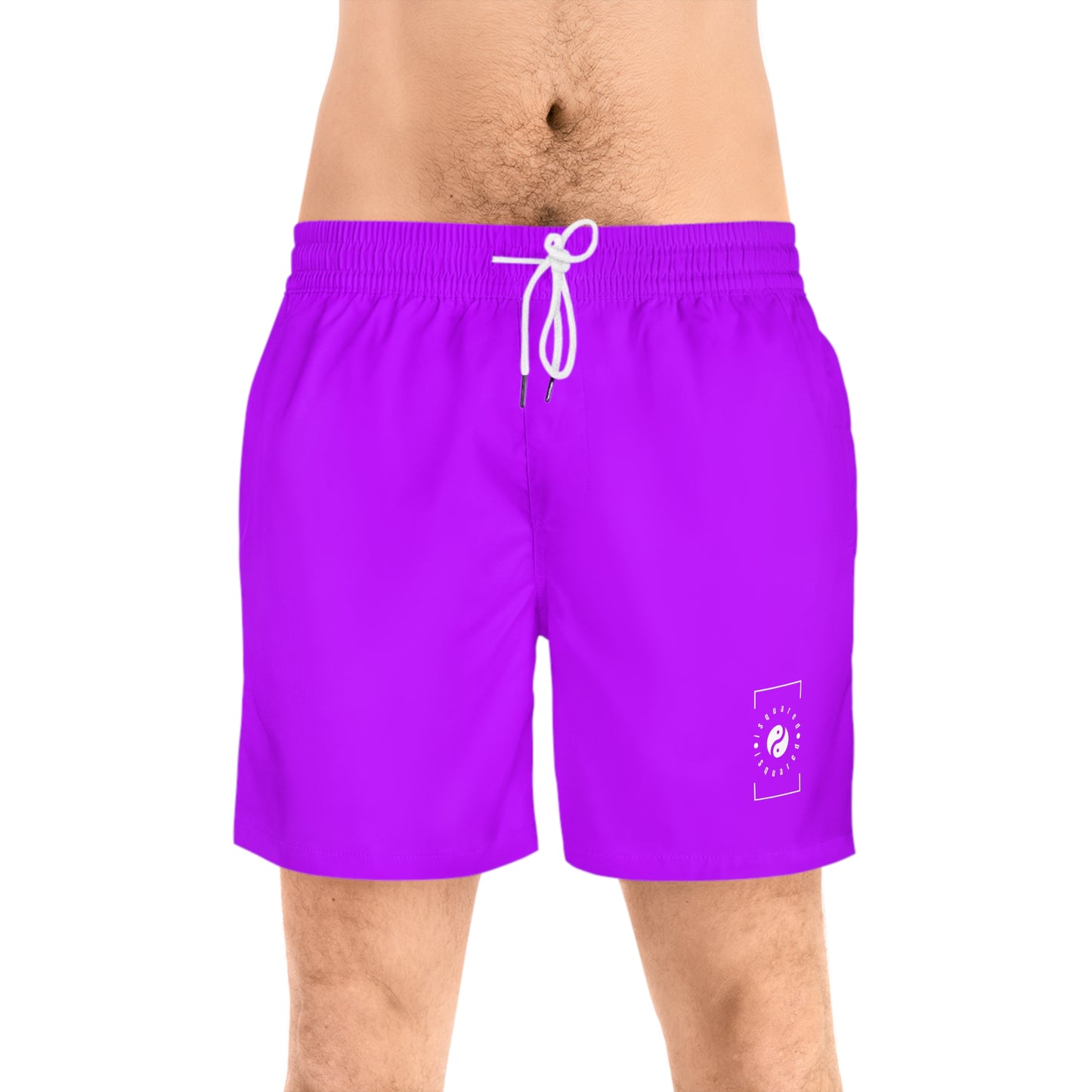 #BF00FF Electric Purple - Swim Shorts (Solid Color) for Men