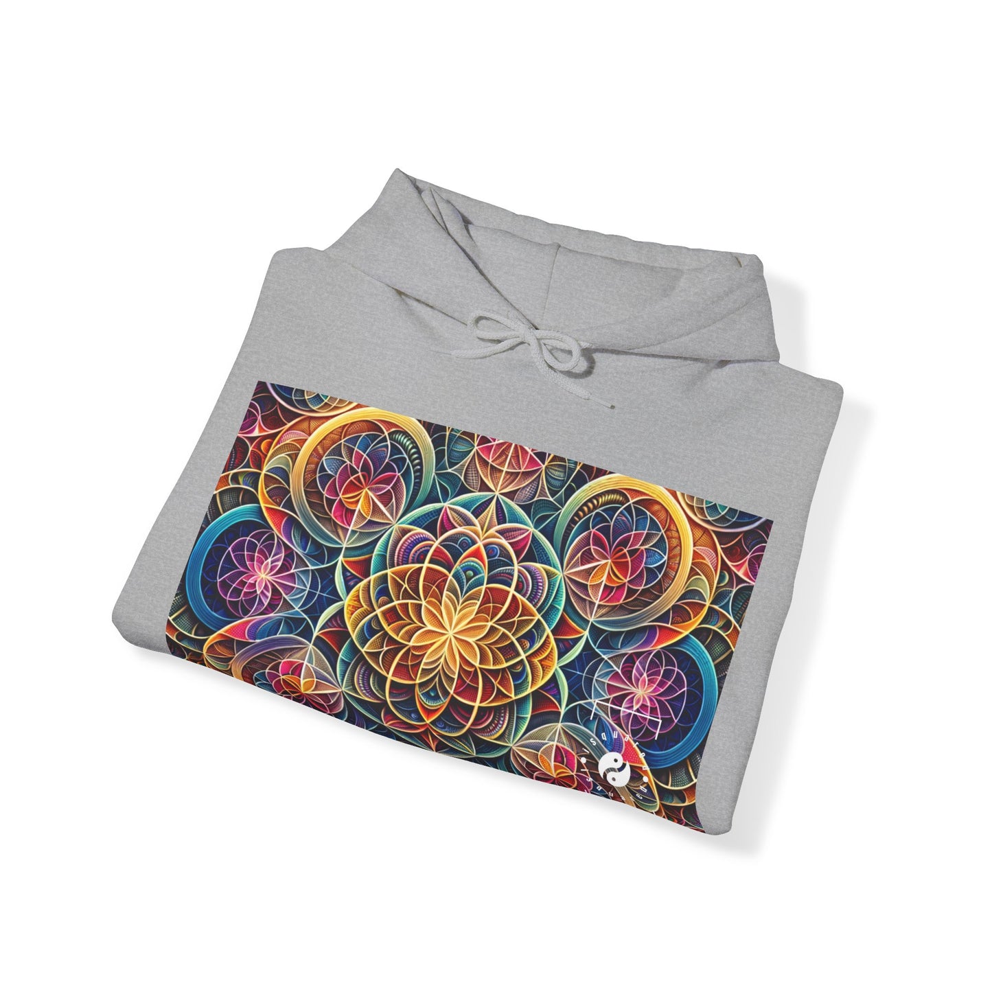 "Sacred Symmetry: Infinite Radiance of Love" - Hoodie