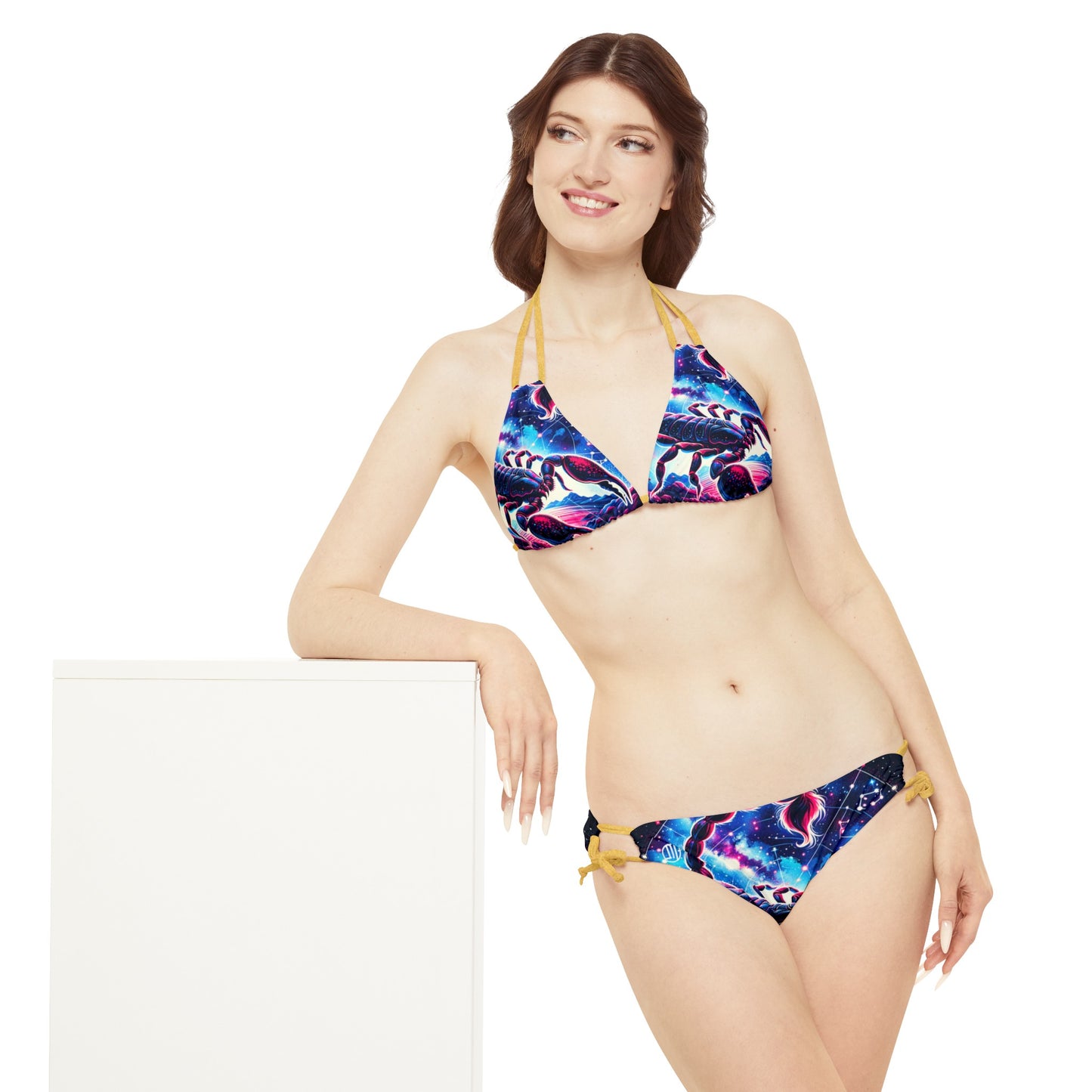 Ensemble bikini à lacets Crimson Scorpio