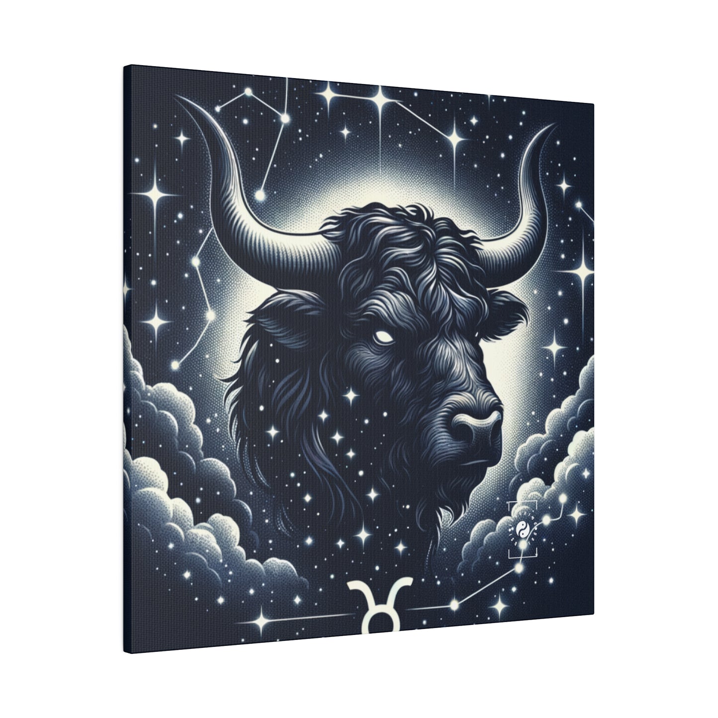 Celestial Taurine Constellation - Art Print Canvas