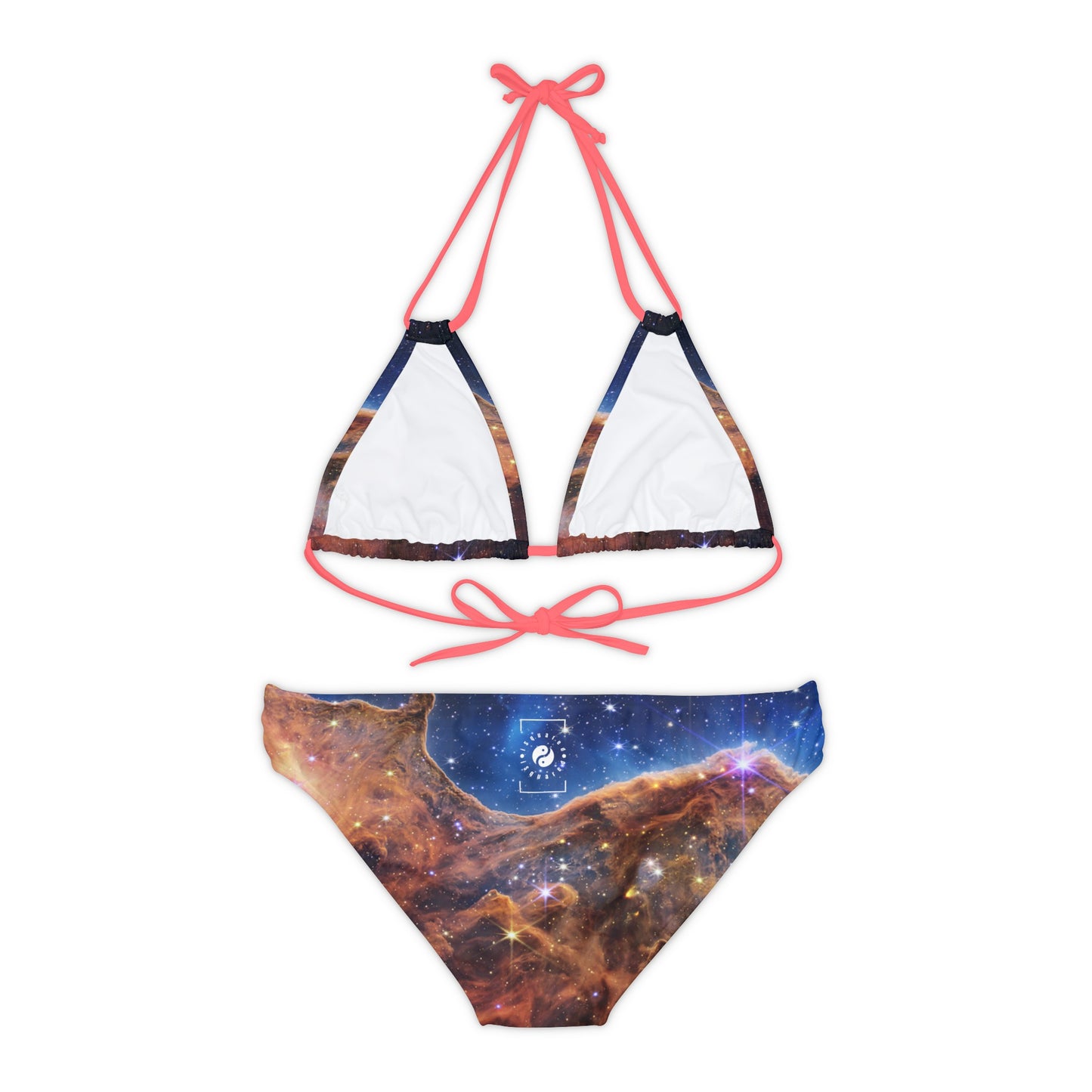 “Cosmic Cliffs” in the Carina Nebula (NIRCam Image) - JWST Collection - Lace-up Bikini Set