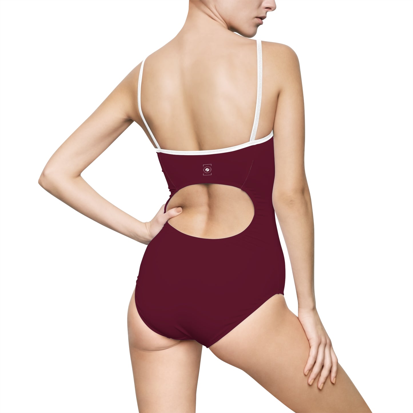 #60182D Deep Siena - Openback Swimsuit