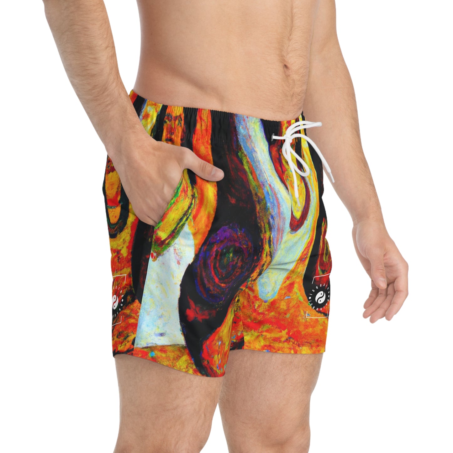 Opulent Serenity - Swim Trunks for Men