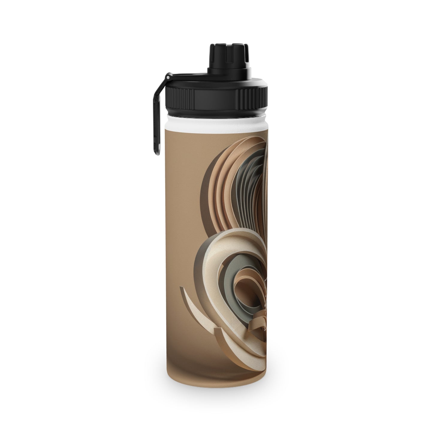 "Hepworth Hues: An Earth Tone Symphony" - Sports Water Bottle