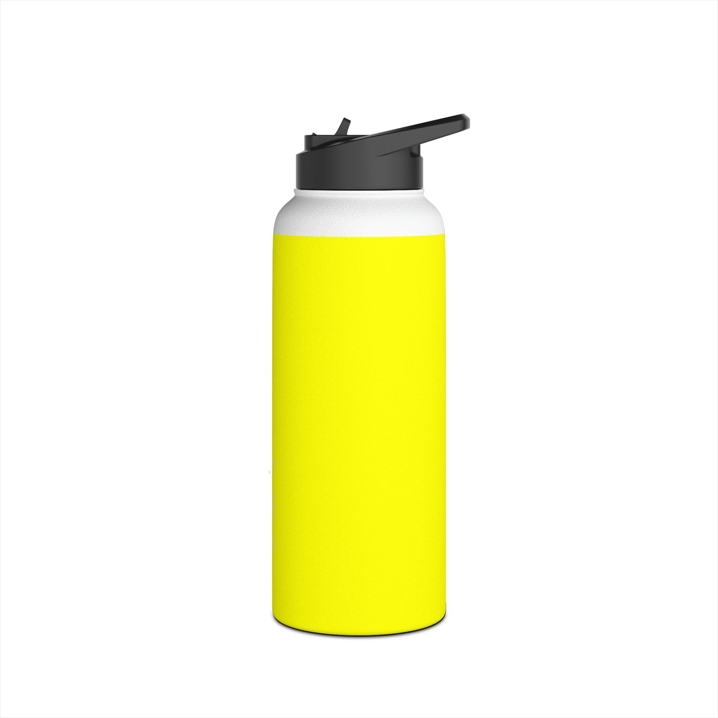 Neon Yellow FFFF00 - Water Bottle