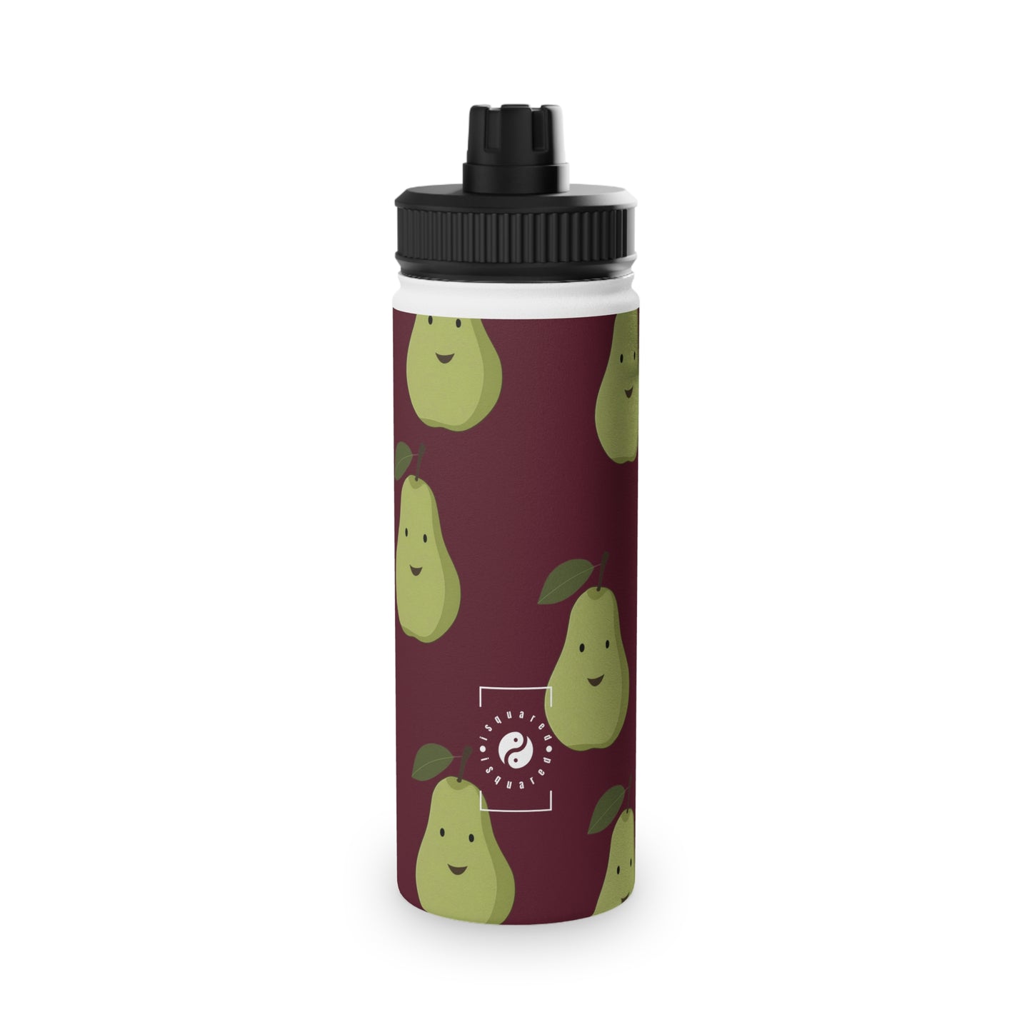 #60182D Deep Siena + Pear - Sports Water Bottle