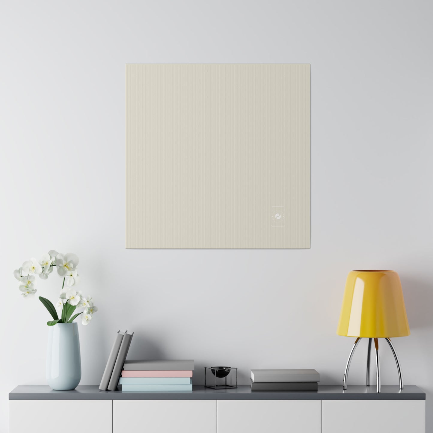 #E9E7DA Ivory - Art Print Canvas