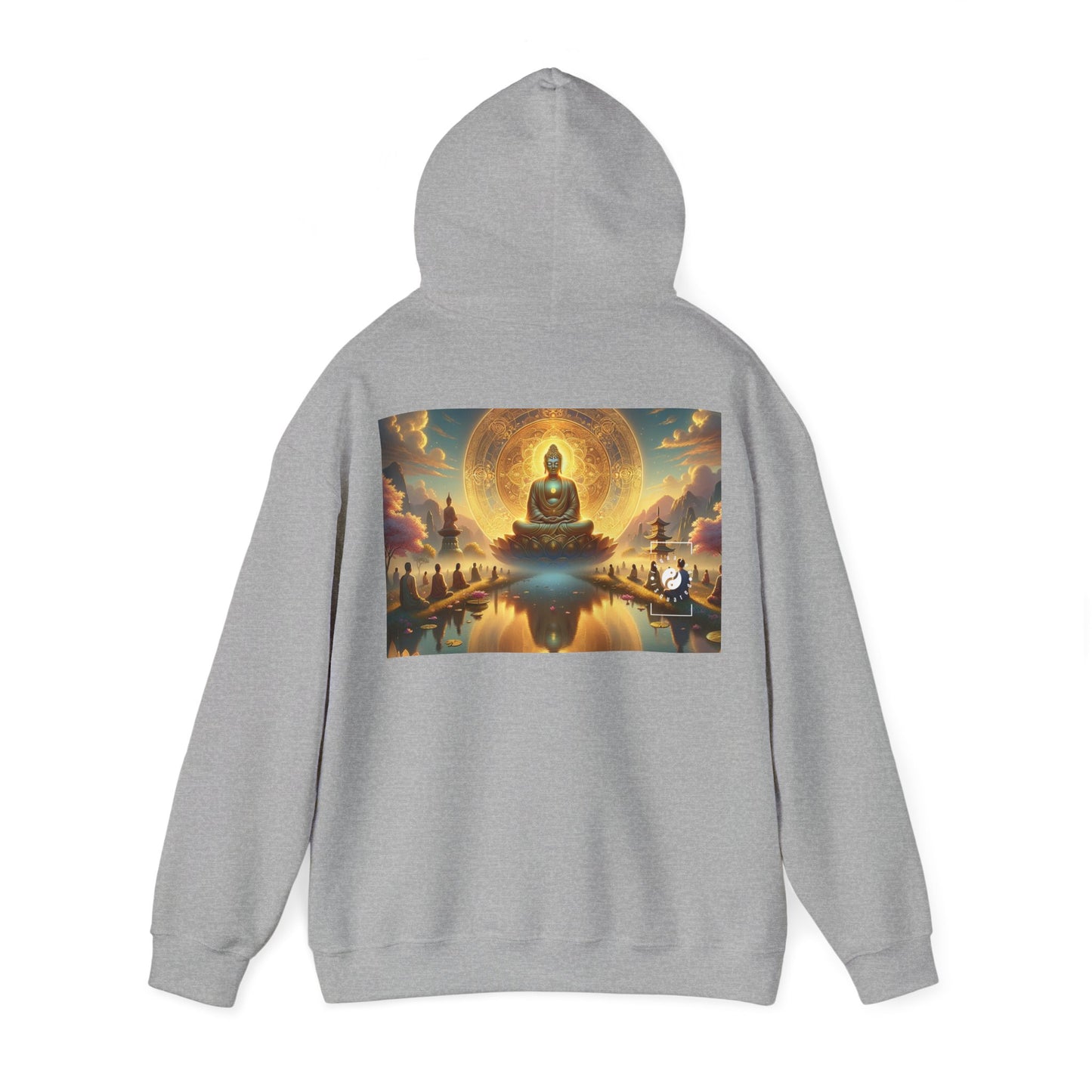 "Serenity in Transience: Illuminations of the Heart Sutra" - Hoodie