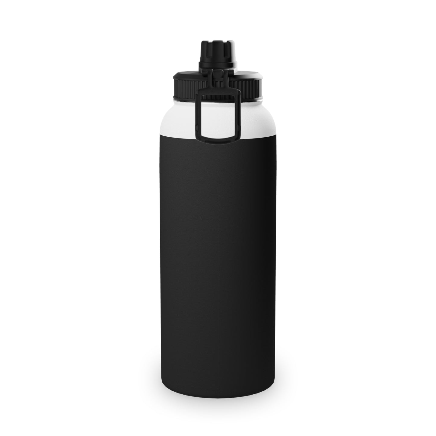 Pure Black - Sports Water Bottle