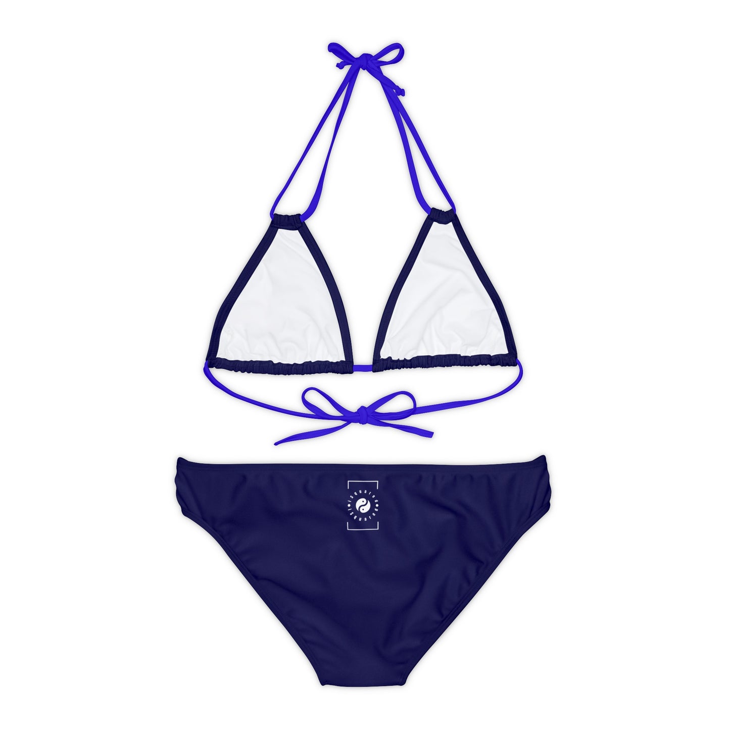 Bleu Royal - Ensemble bikini à lacets