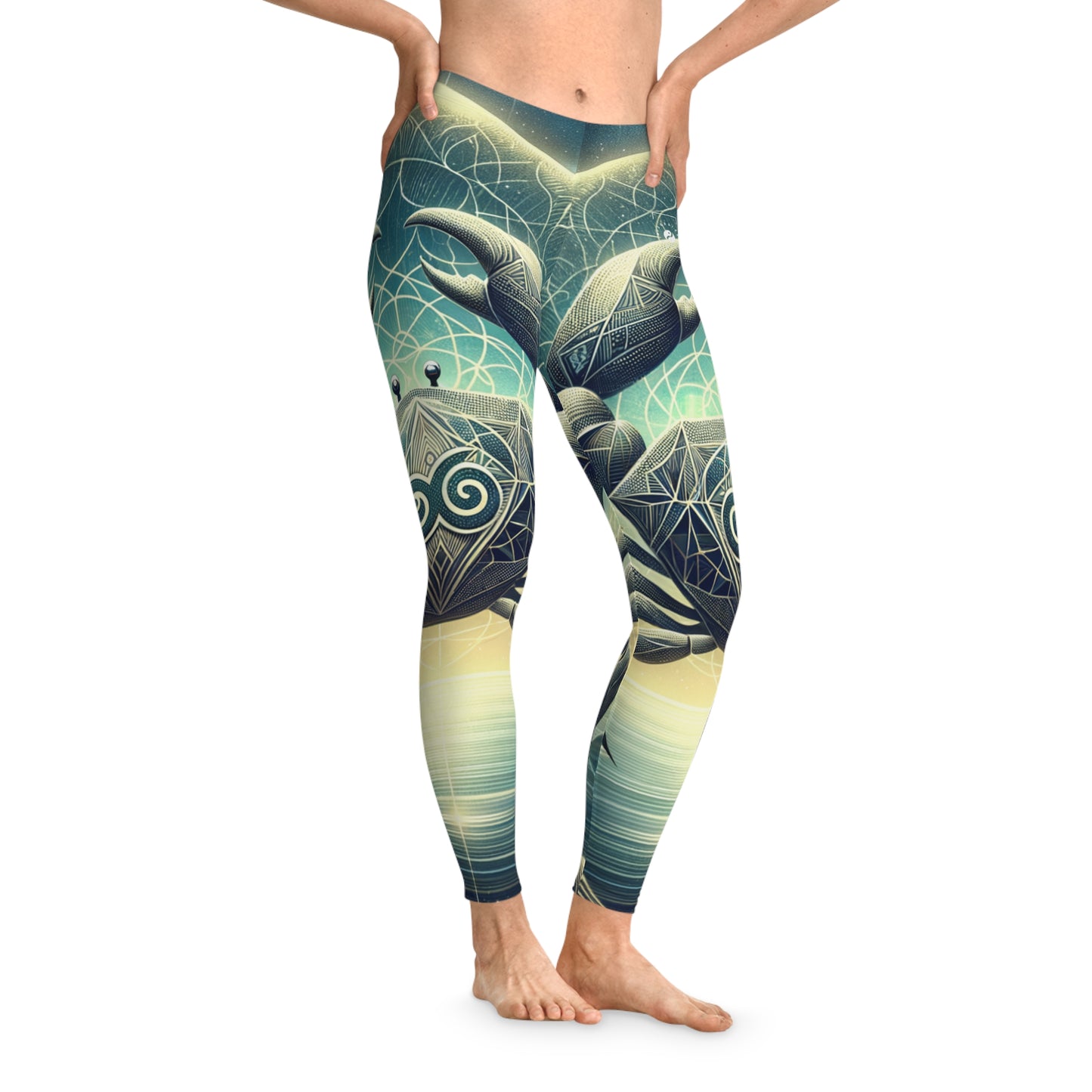 Crab Constellation Yoga - Unisex Tights