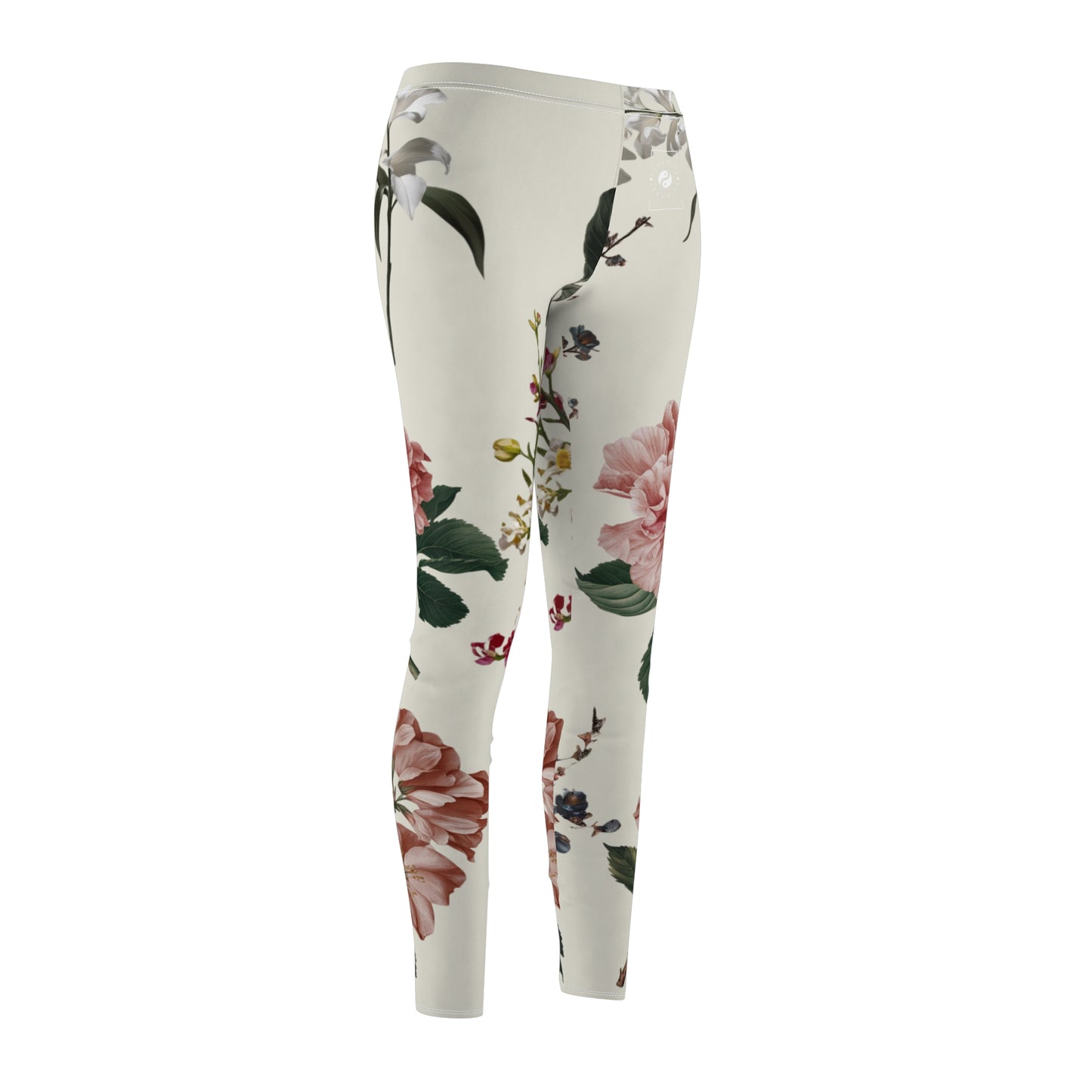 Botanicals on Beige - Casual Leggings