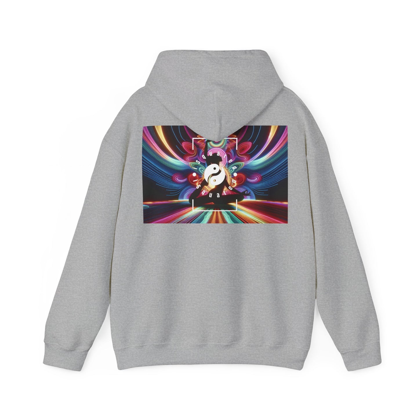 "Neon Zenith: Chromatic Balance" - Hoodie