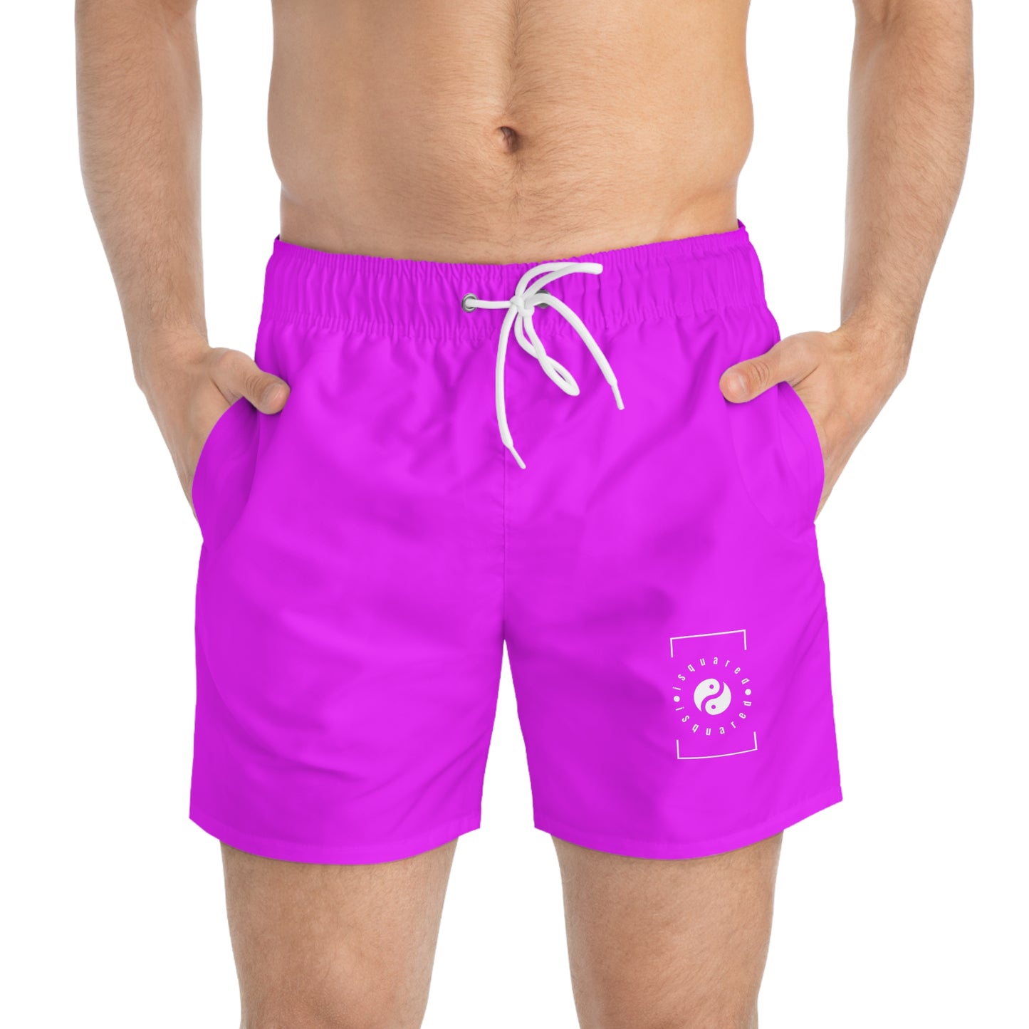 #f000ff Neon Purple - Swim Trunks for Men