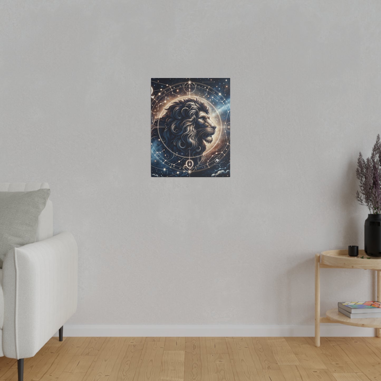 Celestial Leo Roar - Art Print Canvas