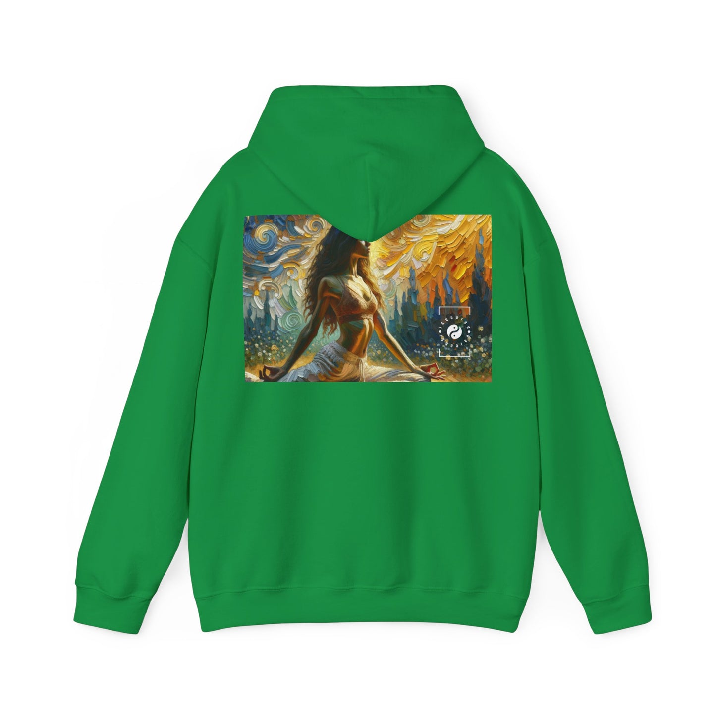 "Golden Warrior: A Tranquil Harmony" - Hoodie