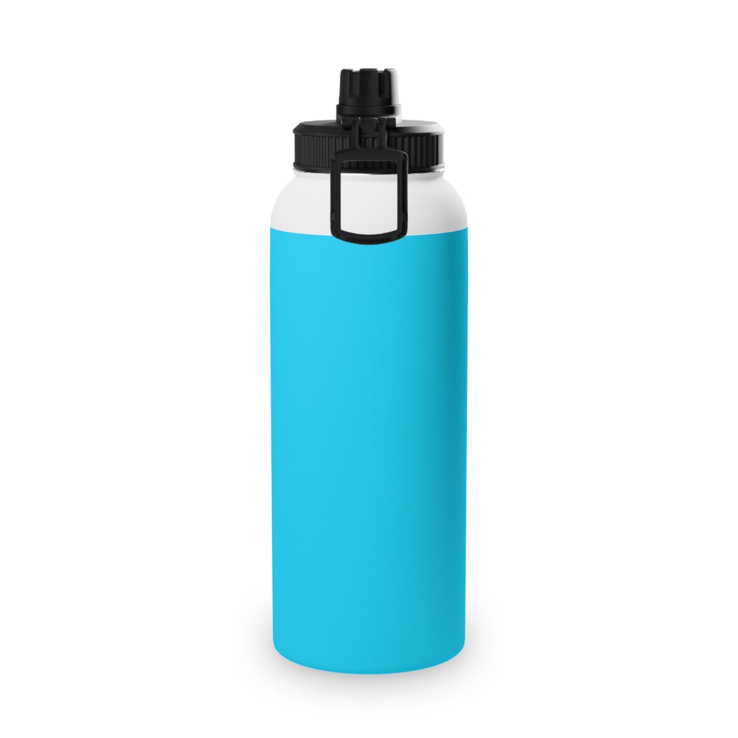 #04D9FF  Neon Blue - Sports Water Bottle