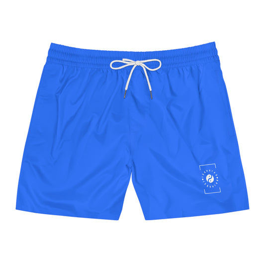 #2C75FF Electric Blue - Swim Shorts (Mid-Length) for Men