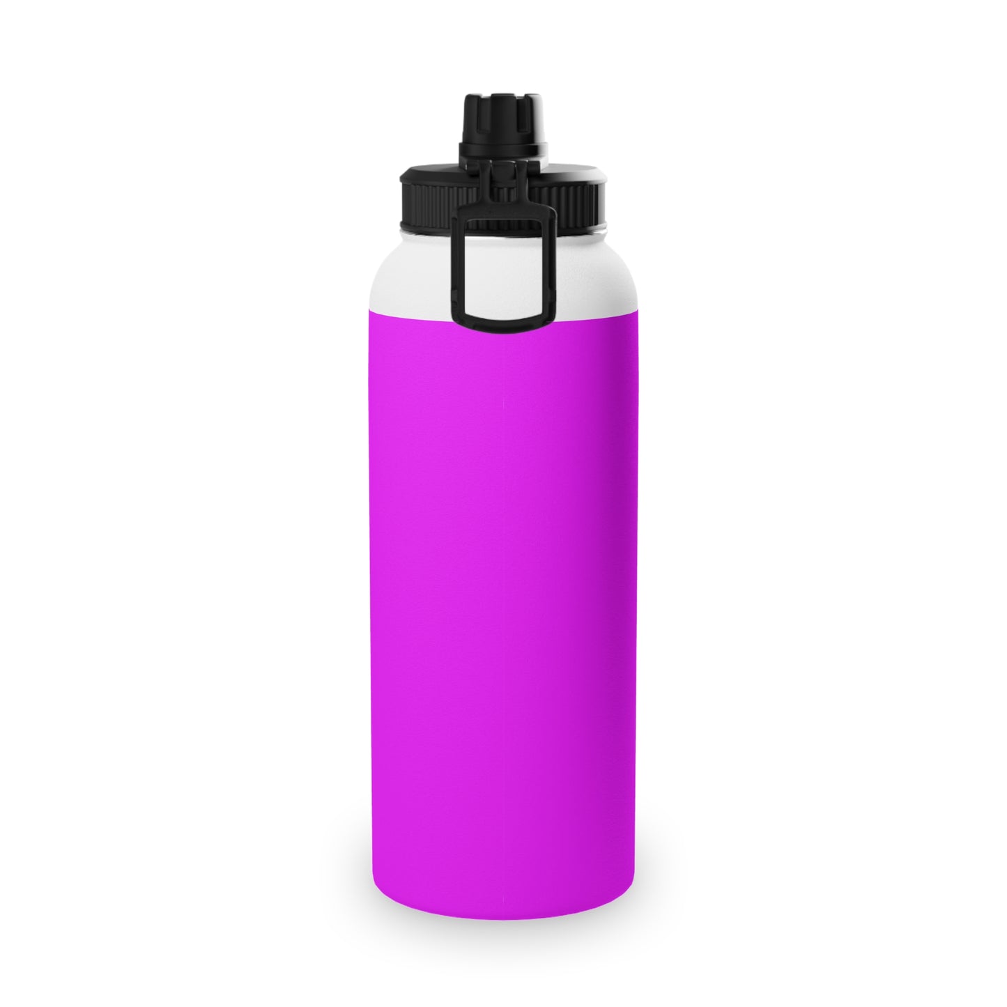 #f000ff Neon Purple - Sports Water Bottle