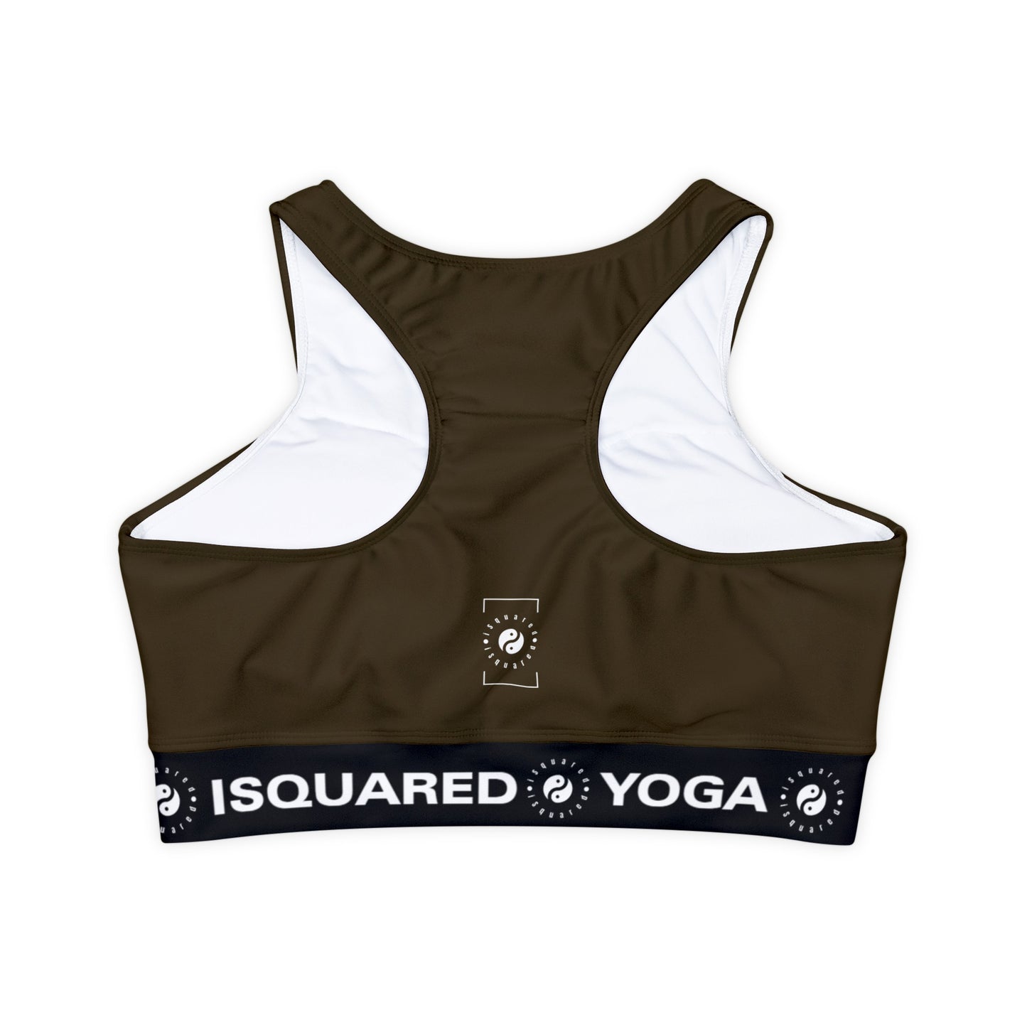 Earthy Brown - Lined & Padded Sports Bra