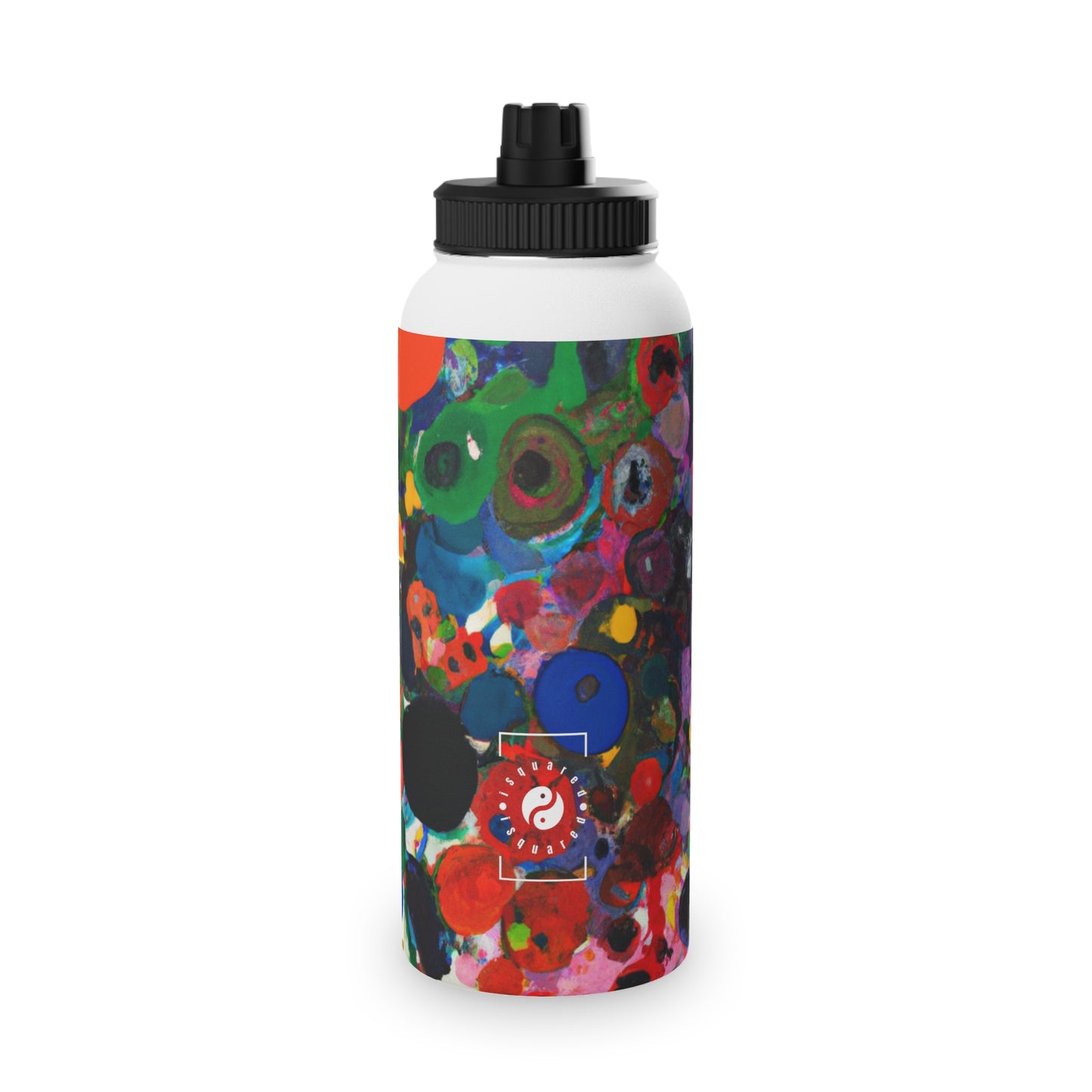 Ink drops meditation - Sports Water Bottle