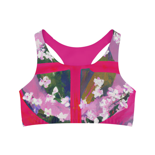 "Bloom Resurgence" - Soutien-gorge de sport sans couture 