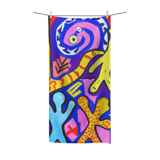 "Symbolic Jamboree" - All Purpose Yoga Towel