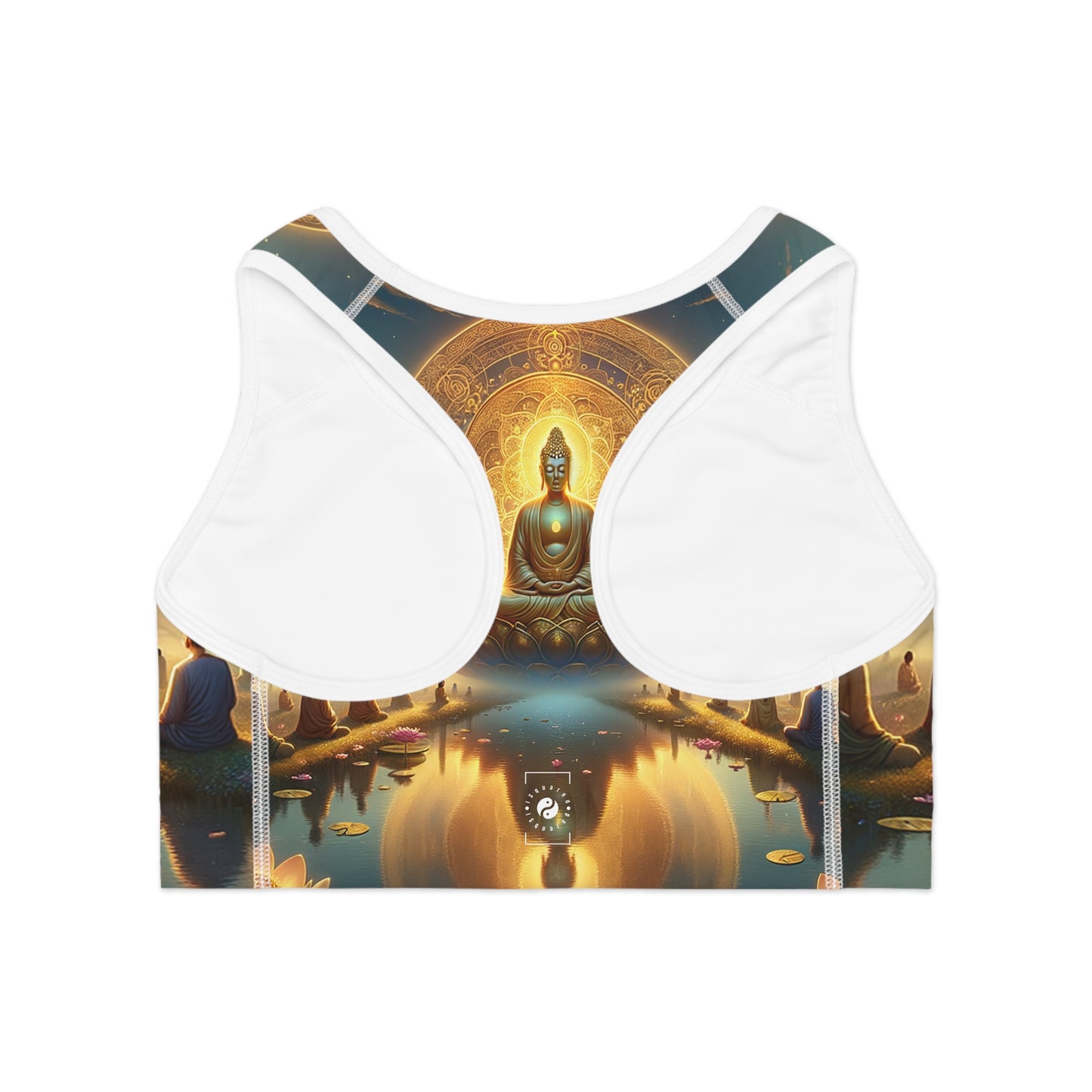 "Serenity in Transience: Illuminations of the Heart Sutra" - High Performance Sports Bra