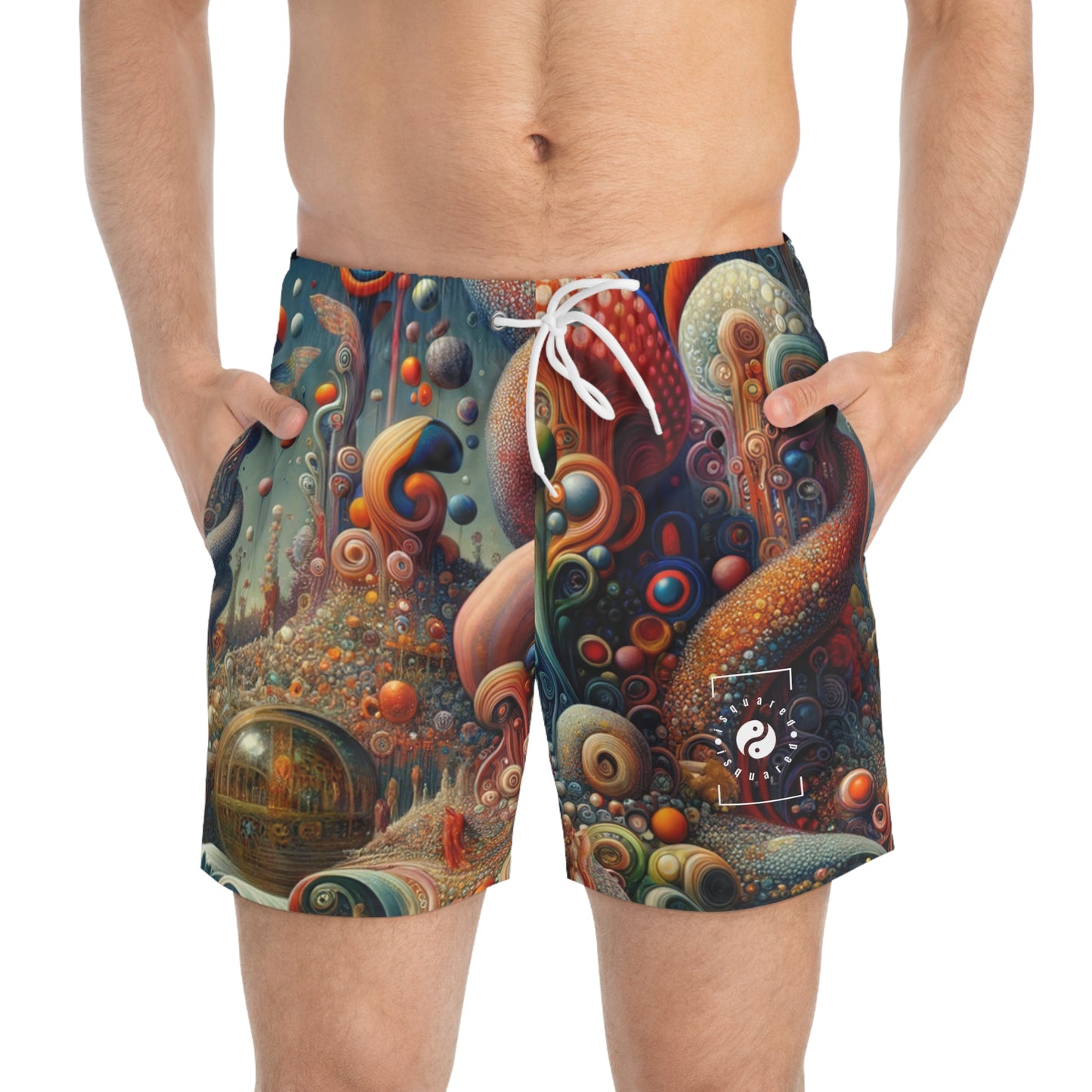 Kaleidoscopic Eden - Swim Trunks for Men