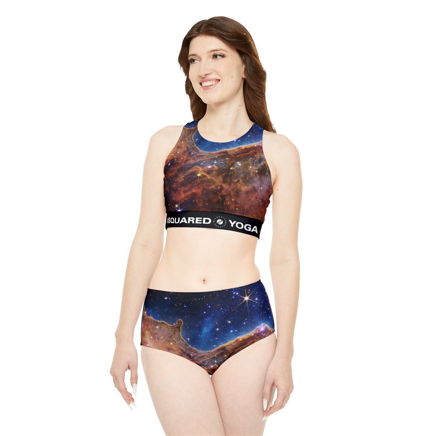 “Cosmic Cliffs” in the Carina Nebula (NIRCam Image) - JWST Collection - Hot Yoga Bikini Set