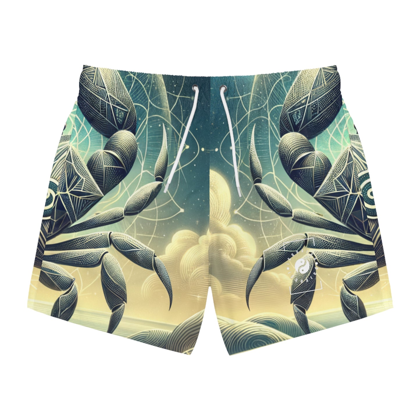 Crab Constellation Yoga - Swim Trunks for Men